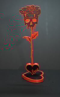 Image 3 of 3D Printed Forever Rose Skull