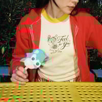 Image 2 of Fool For You Yellow Ringer T-Shirt 