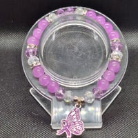 Image 1 of Purple Awareness Bracelet