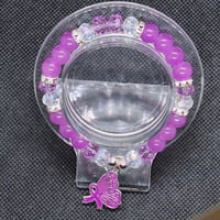 Image 2 of Purple Awareness Bracelet