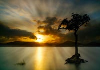 Loch Lomond sunset exclusive print