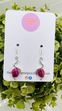 Rose Petal Wiggle Earrings