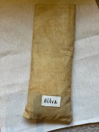 Image 1 of Handmade Therapy Pillow with Lavender Seeds Earth Ochre