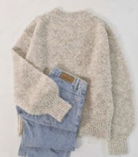 Image 2 of Oversized Textured Knit Sweater 