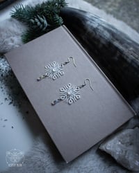 Image 3 of Snowdrop Earrings - 3D printed *no metal!