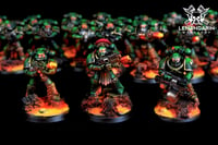 Image 2 of Commission painting - 20x MKIV Tactical Squad Salamanders