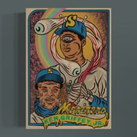 Trippy Griffey art Print 