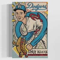 KOUFAX DODGER DOG Print 