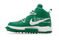 Image 2 of Off-White x Air Force 1 Mid SP Leather 'Pine Green' [2023]