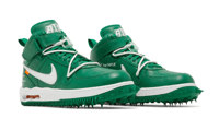Image 5 of Off-White x Air Force 1 Mid SP Leather 'Pine Green' [2023]