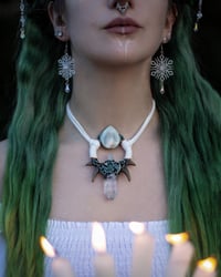 Image 4 of Snowdrop Earrings - 3D printed *no metal!