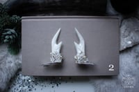 Image 6 of Icy Twigs Antler Hair Pins (a pair of two pins)