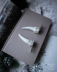 Image 10 of Icy Twigs Antler Hair Pins (a pair of two pins)