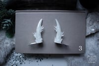 Image 9 of Ice Crystal Antler Hair Pins (a pair of two pins)