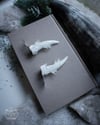 Ice Crystal Antler Hair Pins (a pair of two pins)