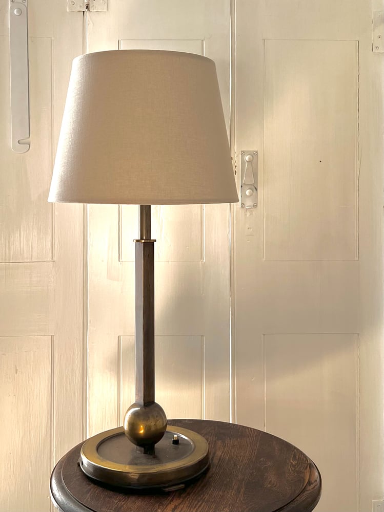 Image of Art Deco Column Table Lamp