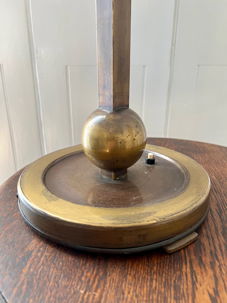 Image of Art Deco Column Table Lamp