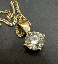 Image 3 of Pre-owned Diamond Pendant & Chain