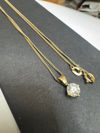 Image 5 of Pre-owned Diamond Pendant & Chain