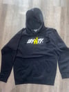 Black and yellow unisex hoodie 