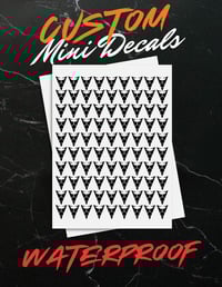 Image 1 of Custom 1 inch Mini stickers full sheet Irken Invader Zim Laptop tiny Waterproof Vinyl Car Window ...