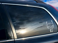 Image 3 of Custom weatherproof car window decal, waterproof outdoor