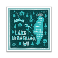 Image 2 of LAKE WINNEBAGO PRINT