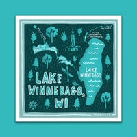 Image 3 of LAKE WINNEBAGO PRINT