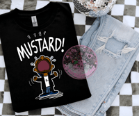 Mustard Graphic Tee (Black)