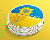 Image 2 of Ukraine Support Stickers