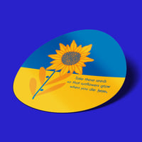 Image 3 of Ukraine Support Stickers