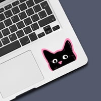 Image 9 of Black Cat Cute Kitty Stickers 
