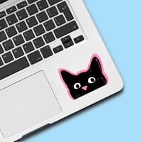 Image 8 of Black Cat Cute Kitty Stickers 