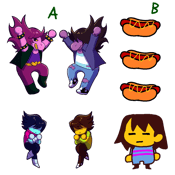 Image of Undertale/Deltarune Charms