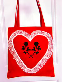 Image 4 of Red & WhiteTotes