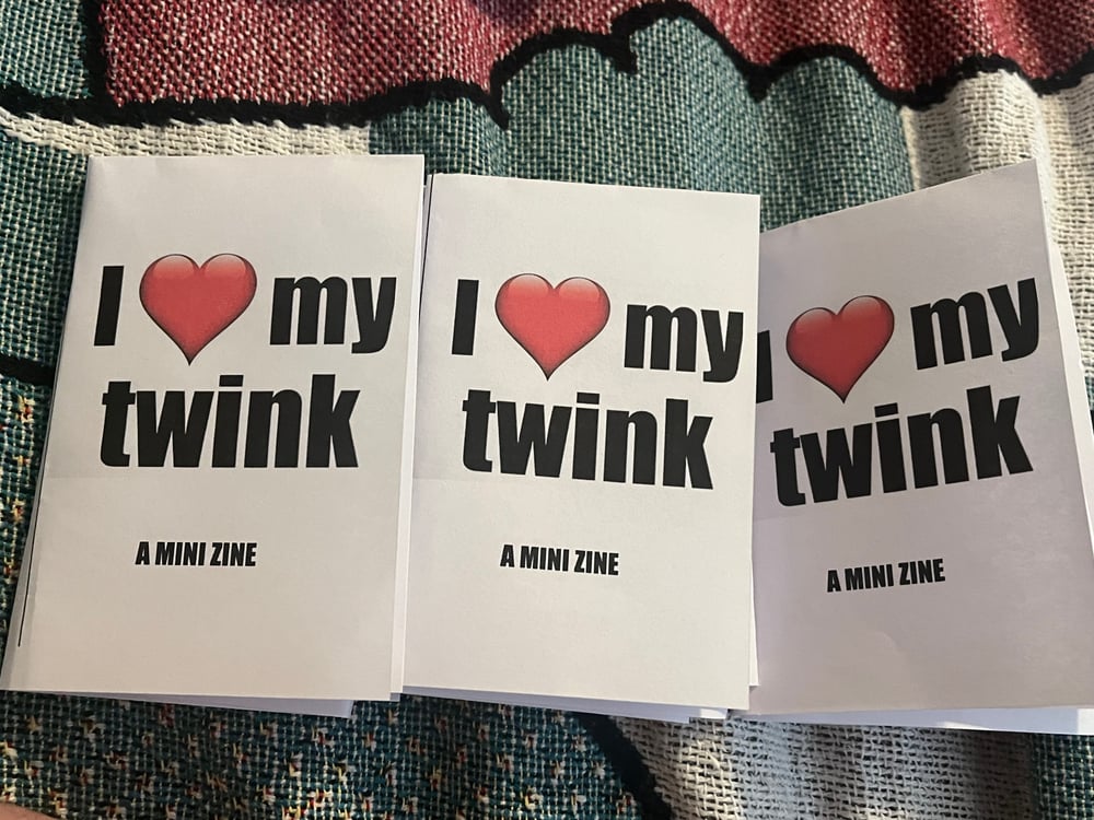Image of I <3 TWINKS MINI ZINE