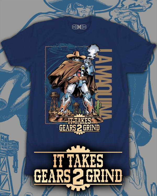 Image of LaMaquina - It Takes Gears 2 Grind (Navy)