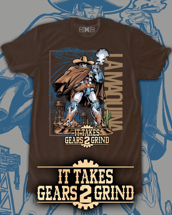 Image of LaMaquina - It Takes Gears 2 Grind (Brown)