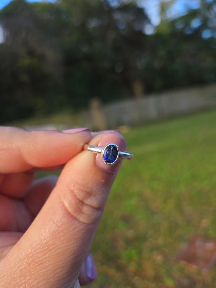 Image of Faceted Single Stone Rings