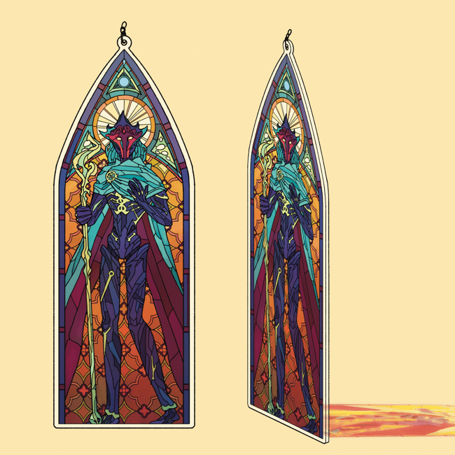 [ Arcane ] Stained Glass Herald Charm