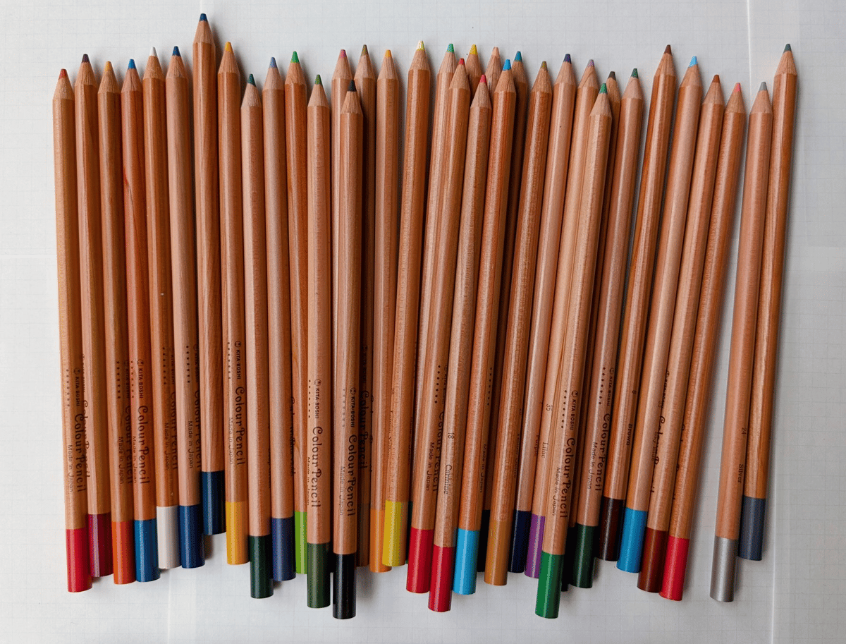 Image of Japanese Boxed Sets of Pencils or Pastels