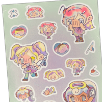 Image 2 of Sweets Trio Sticker Sheet