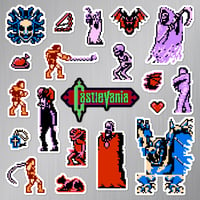 Image 1 of Castlevania Magnet Set (20 Pieces)