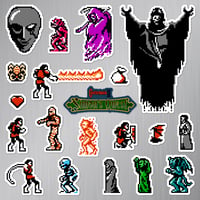 Image 1 of Castlevania II: Simon's Quest Magnet Set (20 Pieces)