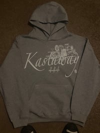 Image 1 of GREY “KASTAWAY444 HOODIE”