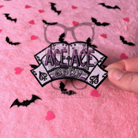 Image 1 of Ace Ace Baby! 3.5 Inch Embroidered, Iron-On Patch