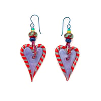 big heart earrings