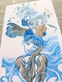 Image 2 of 「houseki no kuni」phos riso print