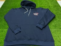 Image 1 of EMBROIDERED LOGO Navy Hoodie 