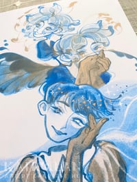 Image 3 of 「houseki no kuni」phos riso print